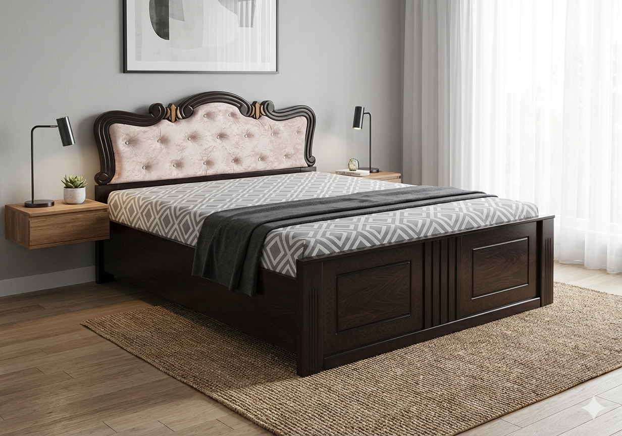 Caramel Cushion Cot 5’x6’6″