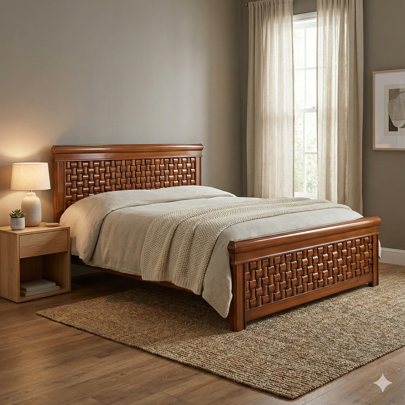 Choco Tile Cot 5’x6’6″