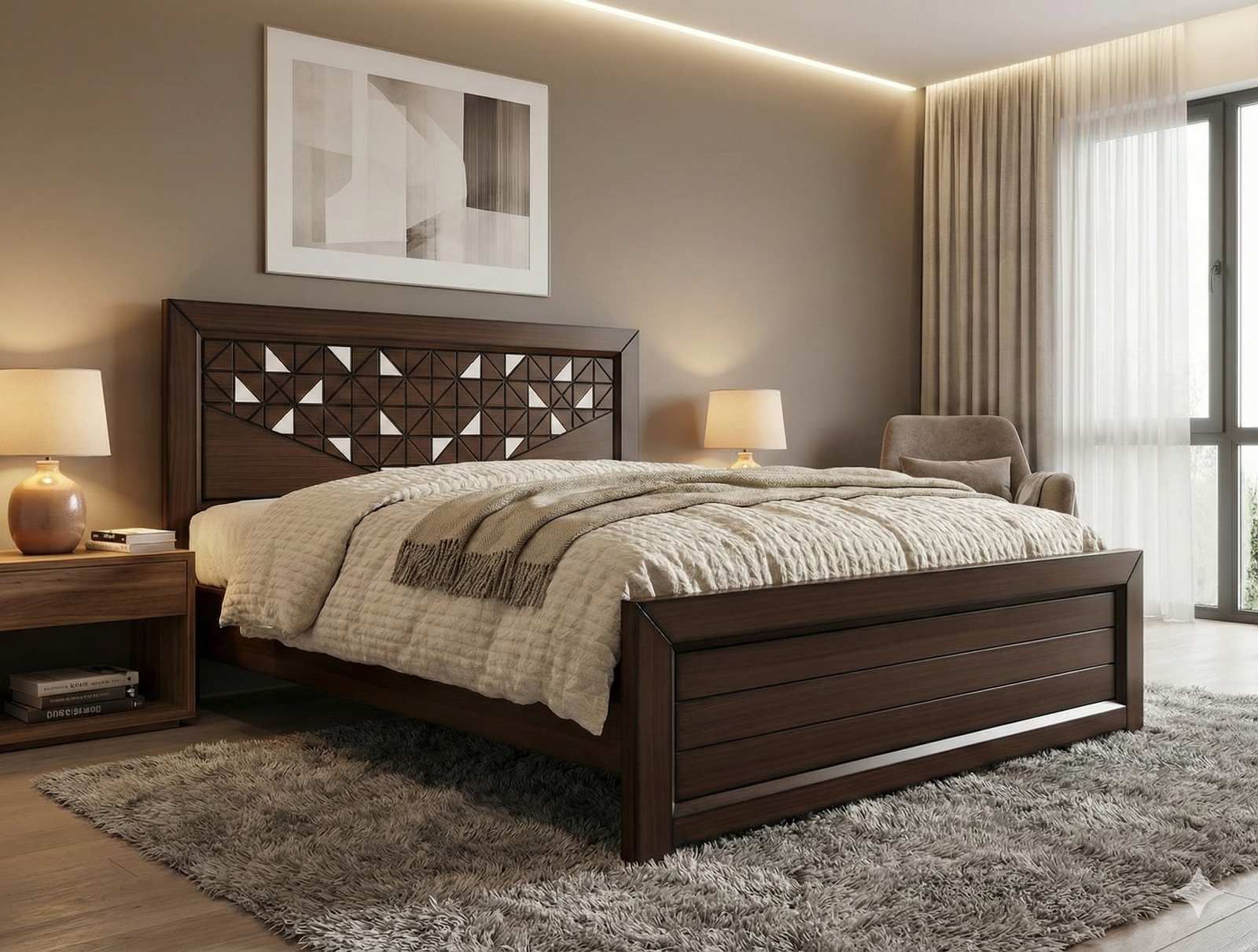 Pyramid Cot 5’x6’6″