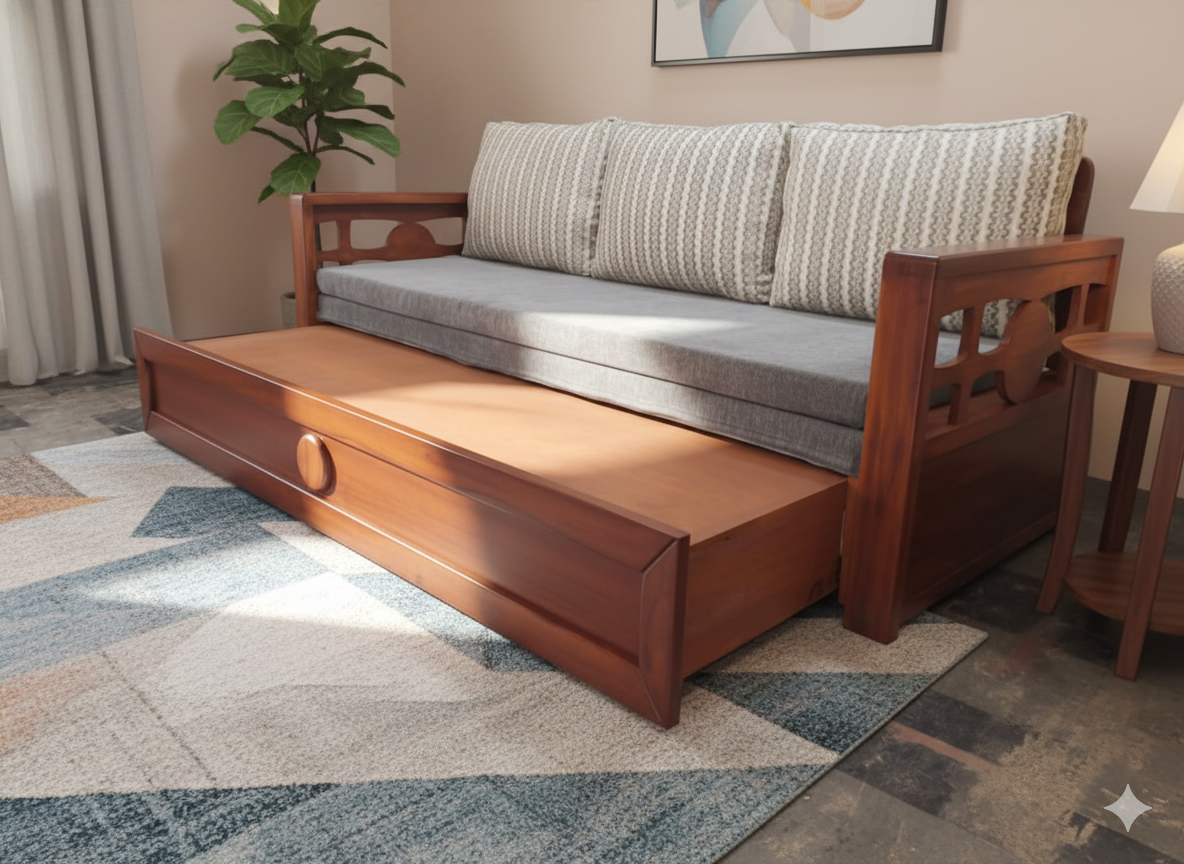 Wagon Sofa Cum Bed 5’x6’3″