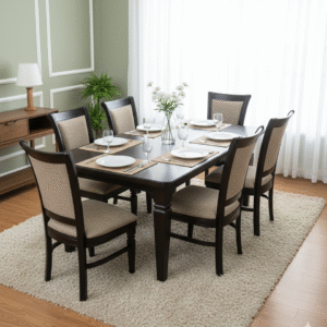 Classic Dining with 6 Chairs