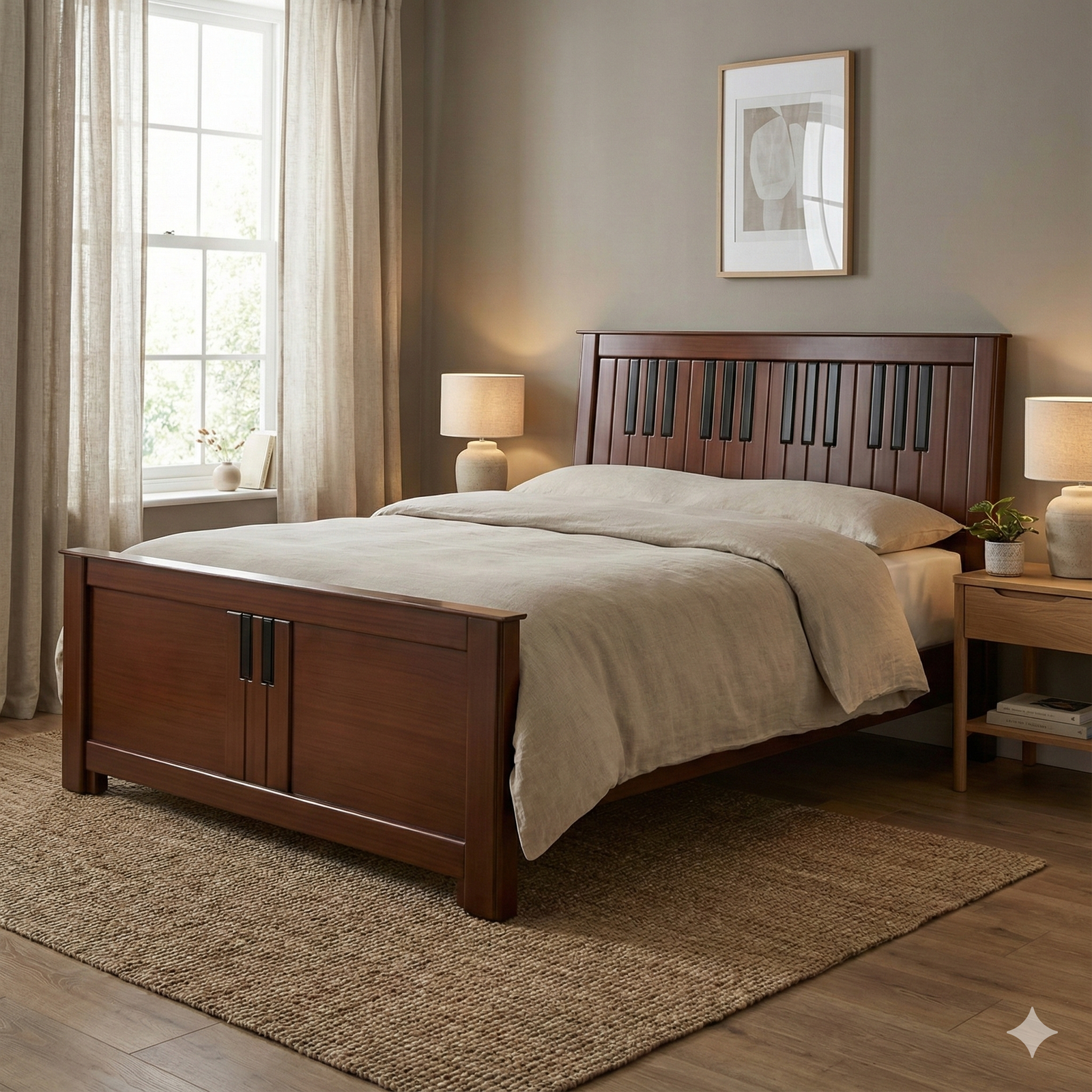 Piano Cot 5’x6’6″