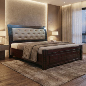 Golden Button Cushion Cot 5'x6'6"