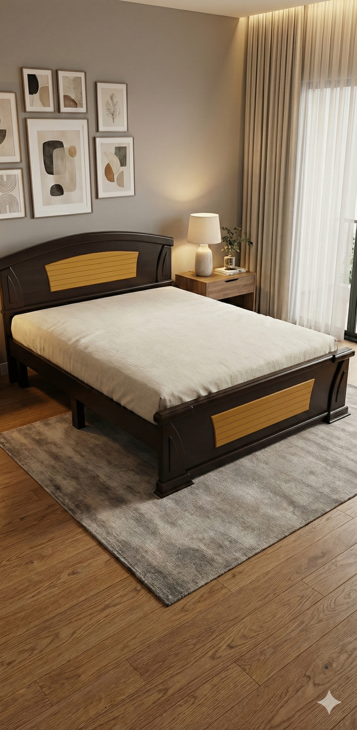 Crown Cot 5’x6’6″