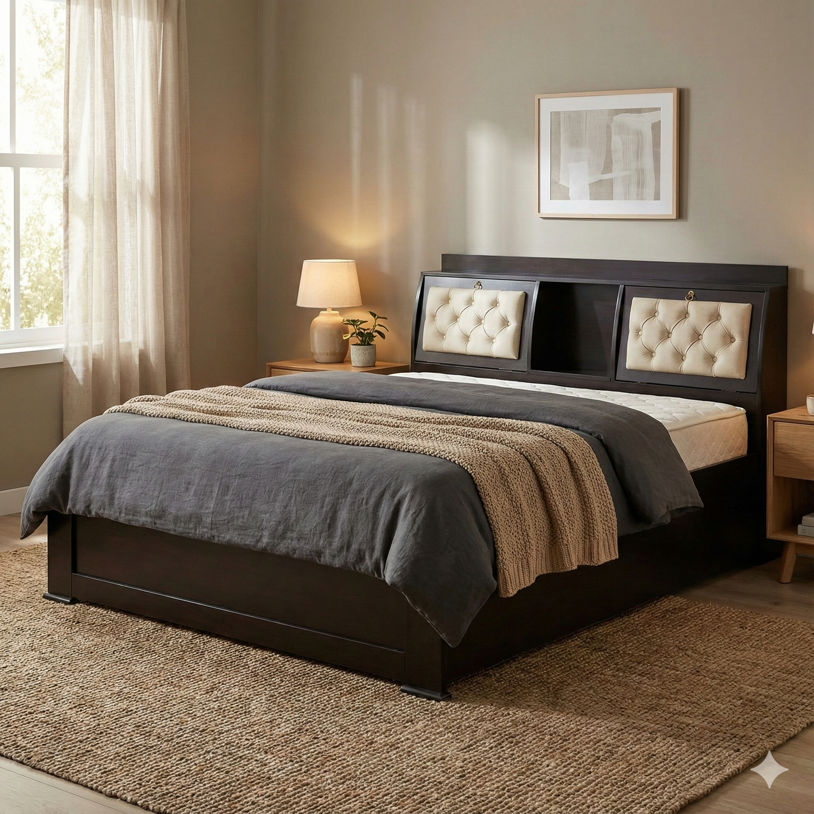 Modern Headbox Cot 5’x6’6″