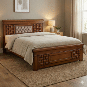 Choco Tile Cushion Cot 5'x6'6"