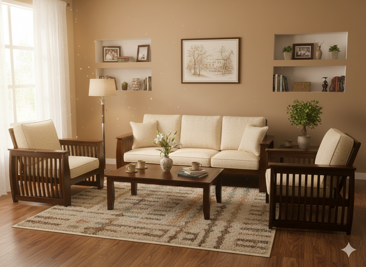 Grand Sofa Set 3+1+1