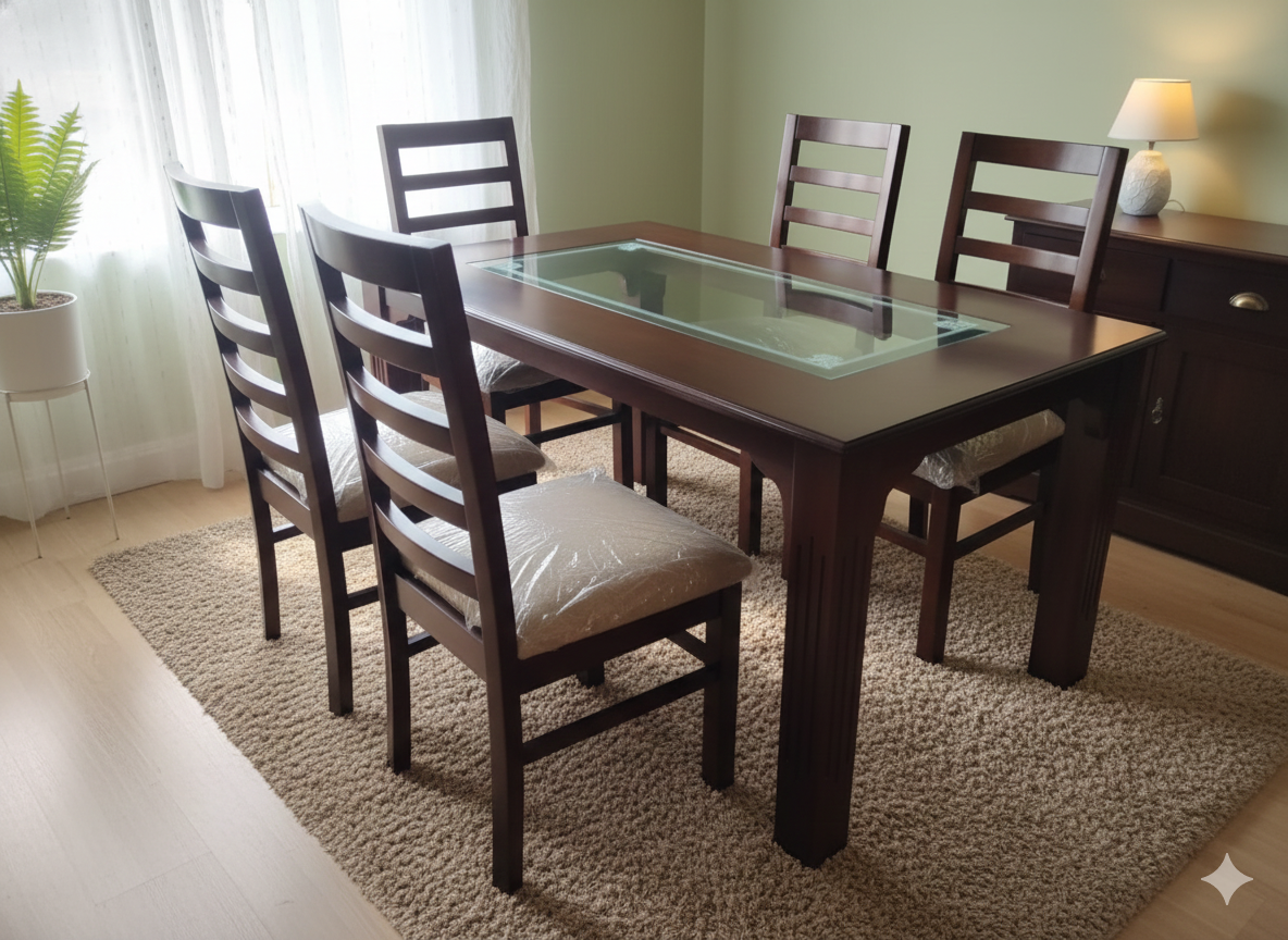 King Dining with 4 Chairs