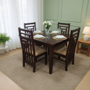 L Line Dining with 4 Chairs