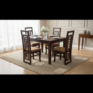 Louver Dining with 4 Chairs