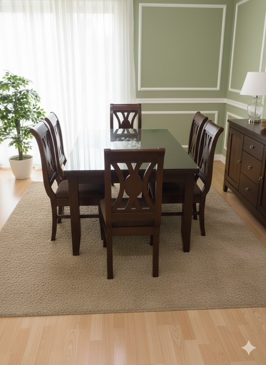 Medal Dining with 6 Chairs