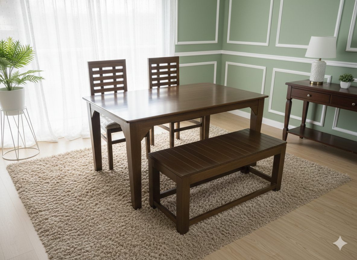 Reaper Dining with 4 Chairs