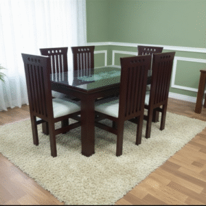 Throne Dining with 6 Chairs