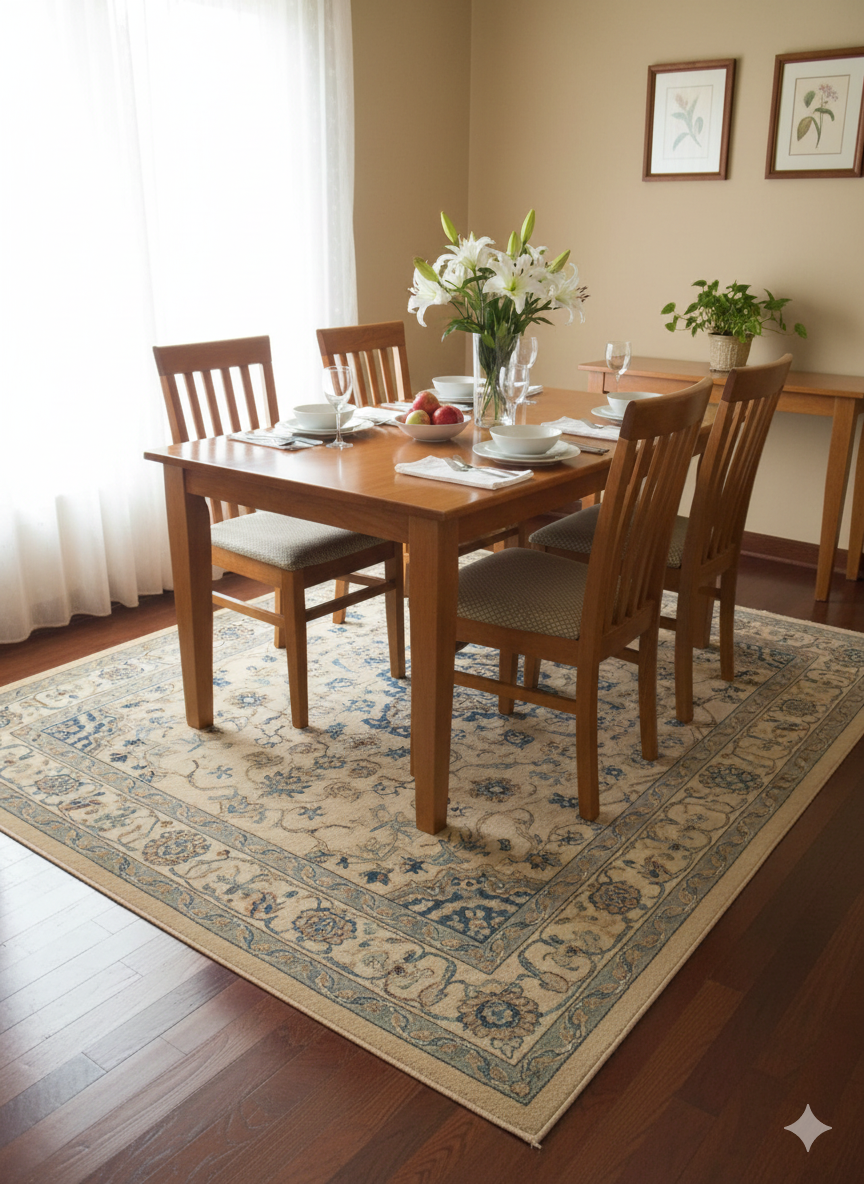 Woody Dining with 4 Chairs