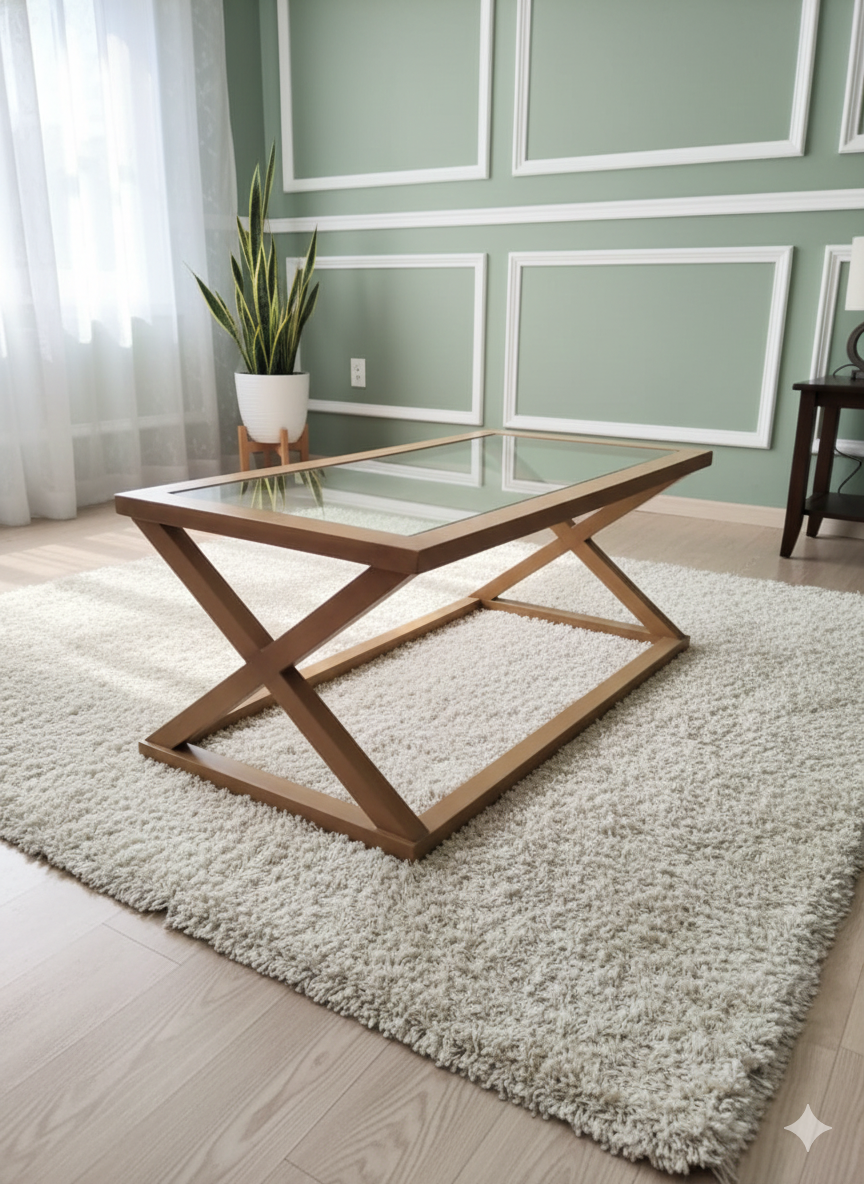 X Center Table 3’x1’6″