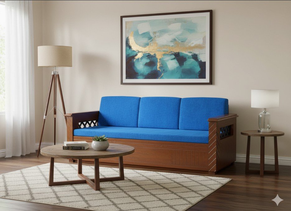 XX Sofa Cum Bed 5’x6’3″