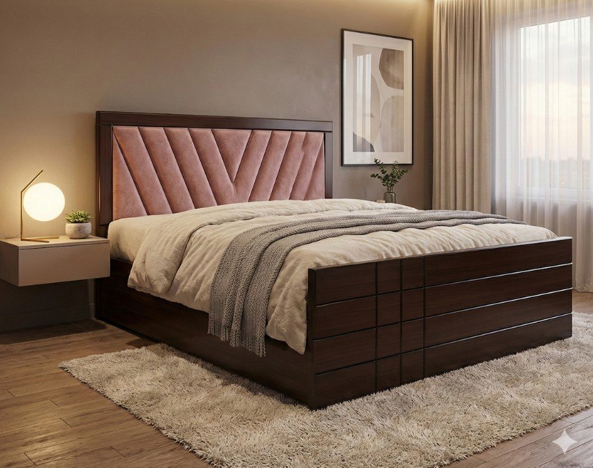 Chocolate Cushion Cot 5’x6’6″