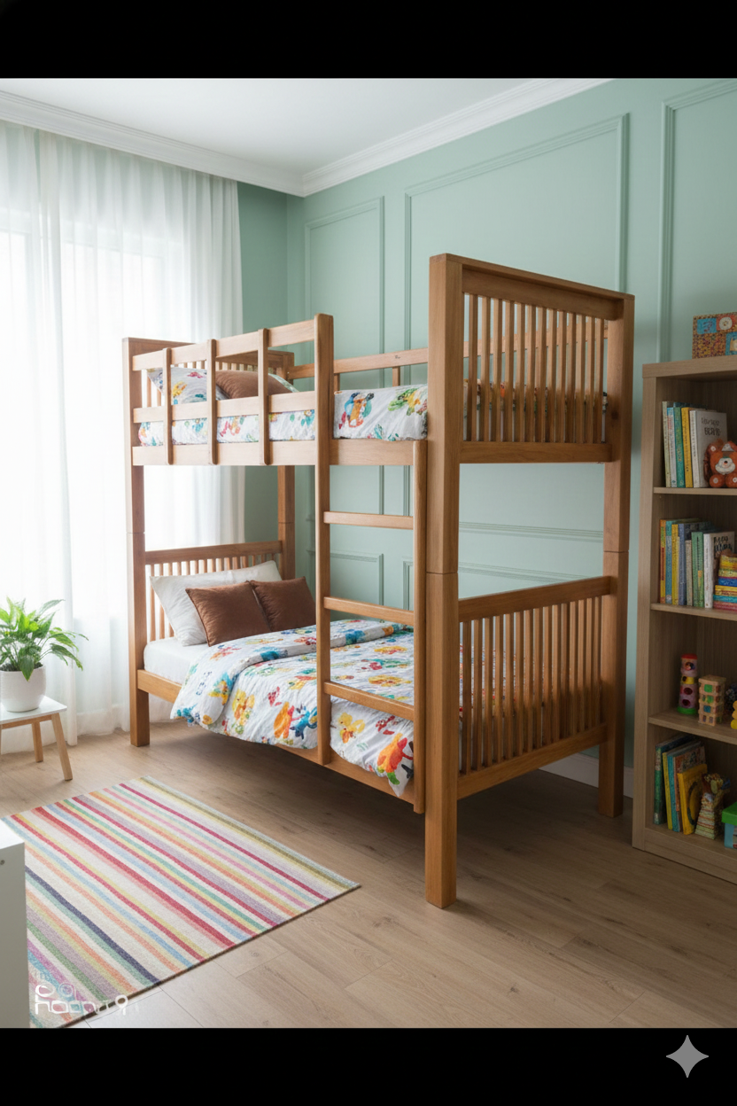 Woody Bunker Cot 3’x6’6″